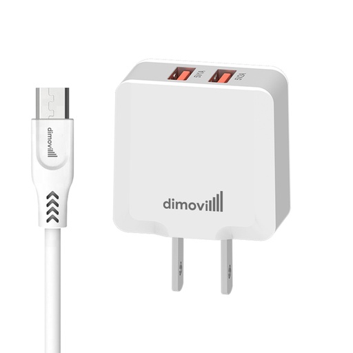 CARGADOR + CABLE DIMOVIL 3.0 MICRO USB